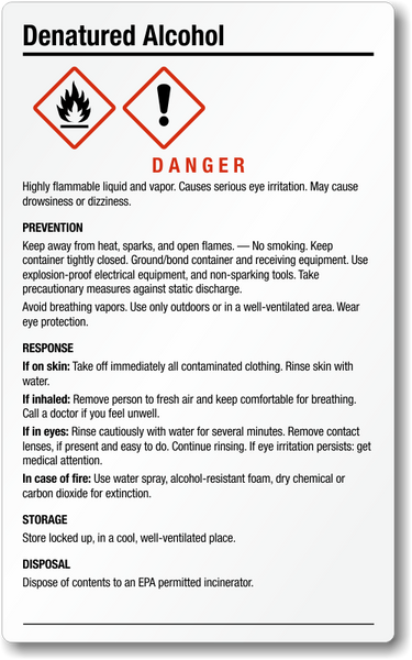 Denatured Alcohol